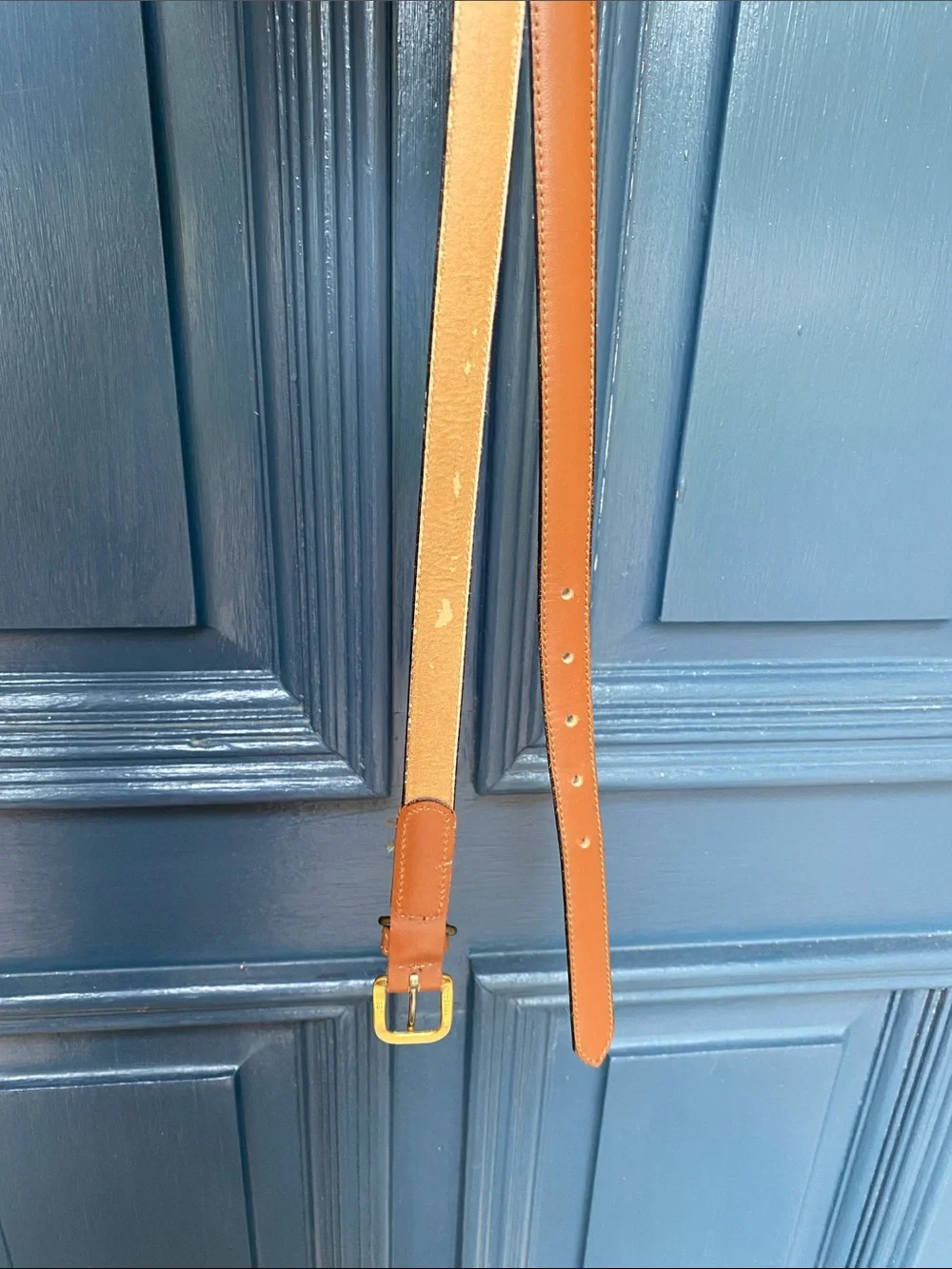 Vintage Heritage Dockers Handcrafted Top Grain Leather Belt w/Solid Brass Buckle
